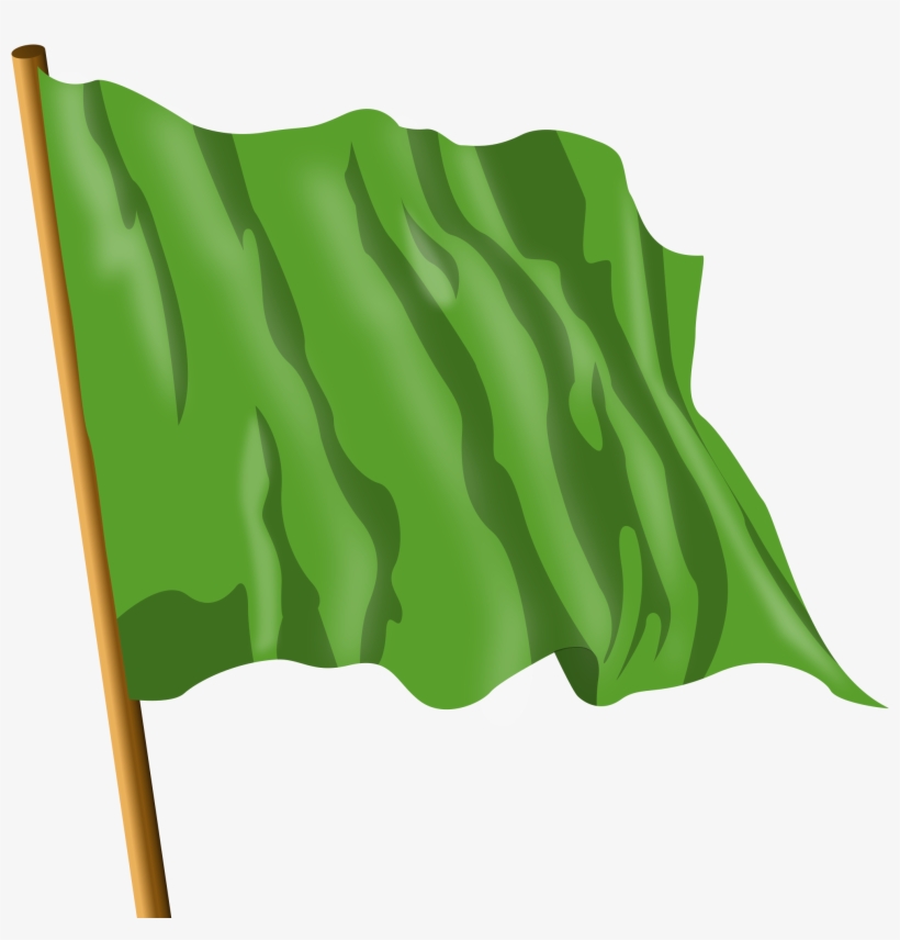 Open - Green Flag Waving Gif, transparent png #2889626