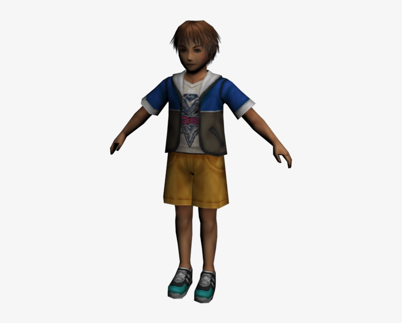 Ffx Kid Tidus Render - Final Fantasy X Kid Tidus, transparent png #2889862