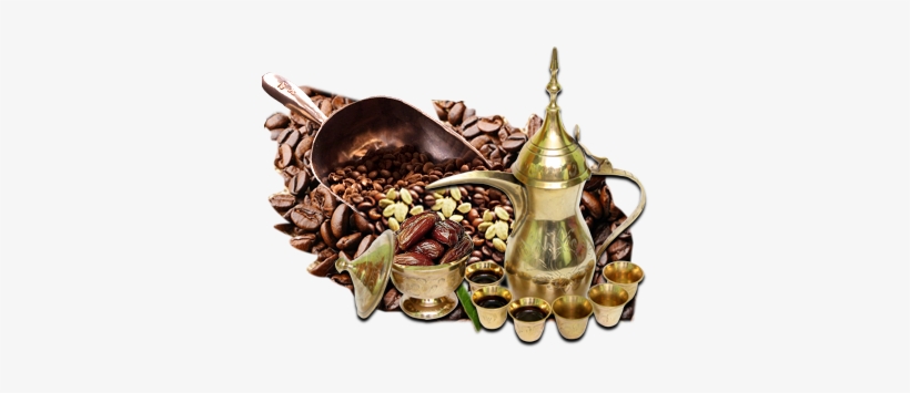 Shahi Arabic Coffee Blend Processed By Coffee Specialists - Arabic Coffee And Dates Png, transparent png #2890194