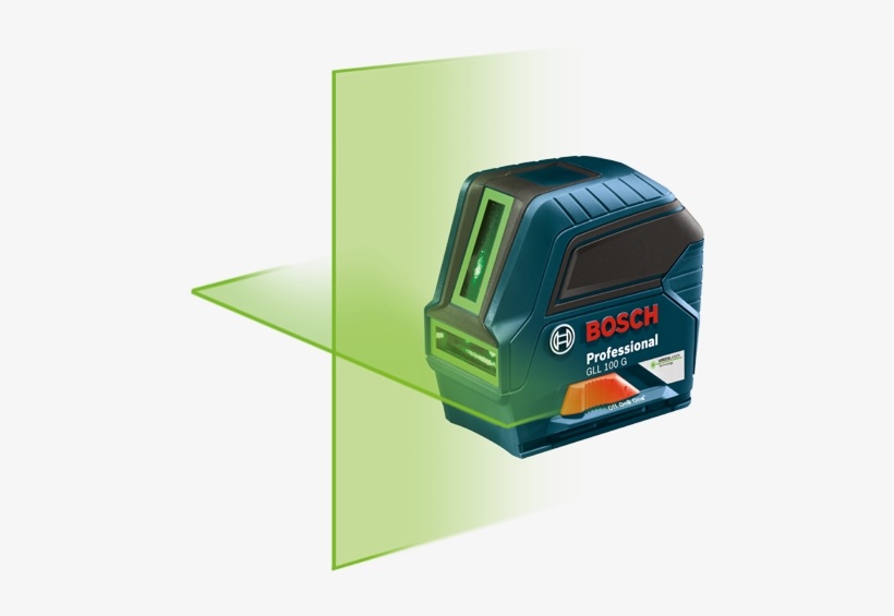 Bosch - Green-beam Self-leveling Cross-line Laser, transparent png #2890400