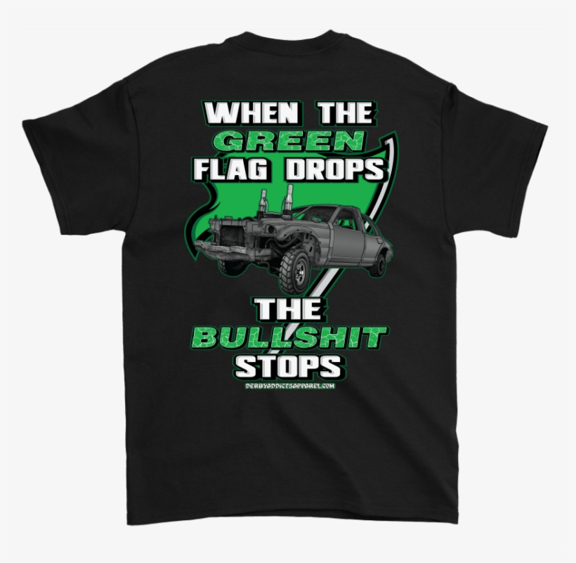 Green Flag Drops High Detail Vic - T-shirt, transparent png #2890474