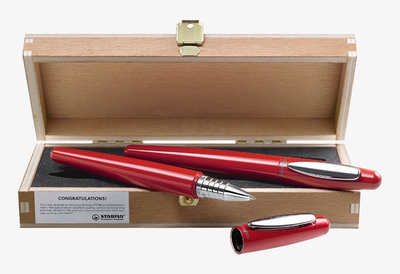 Werbegeschenk: 'stabilo Cigarro Box Mit ...'- Holz, transparent png #2890523