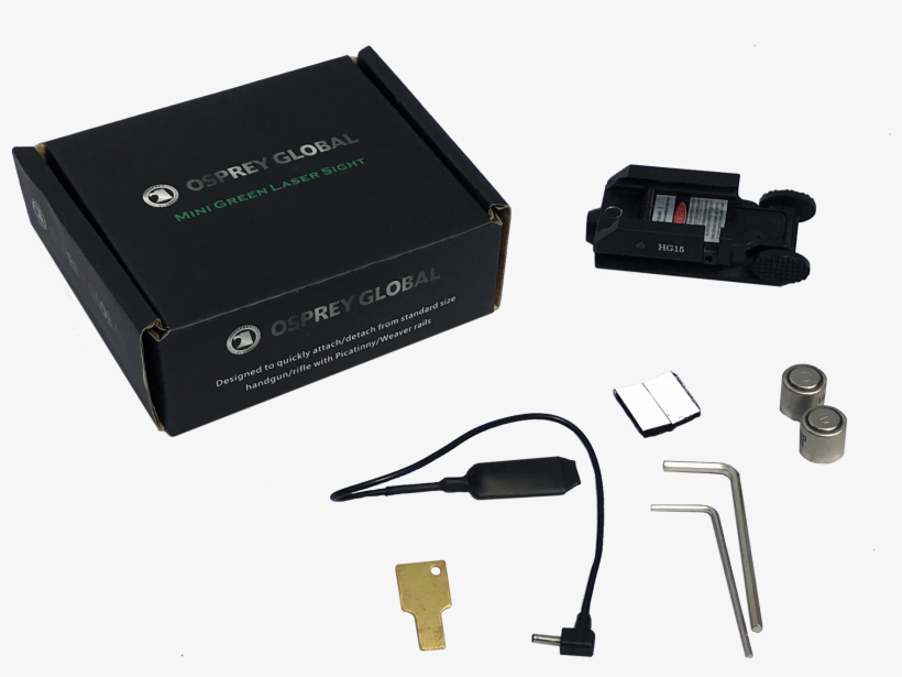 Rail Green Laser Hg15 Side View Rail Green Laser Accessories - Laser, transparent png #2890883