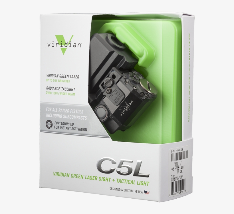 Viridian C5l Universal Subcompact Laser - Viseur Laser Rouge Lampe Tactique Viridian X5l-r Universel, transparent png #2891184