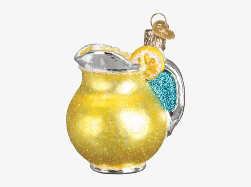 Lemonade Pitcher Ornament - Old World Christmas Just Married Fine White Limo Christmas, transparent png #2891203