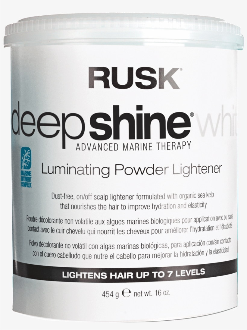 Deepshine White Luminating Powder Lightener - Rusk Deepshine Blue Conditioning Powder Lightener 16, transparent png #2891328