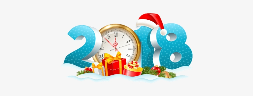 It's Another Year - New Year Clock 2018, transparent png #2891439