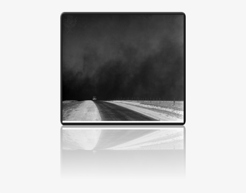 Dust Bowl, - Print: Heavy Black Clouds Of Dust Rising Over The Texas, transparent png #2891440
