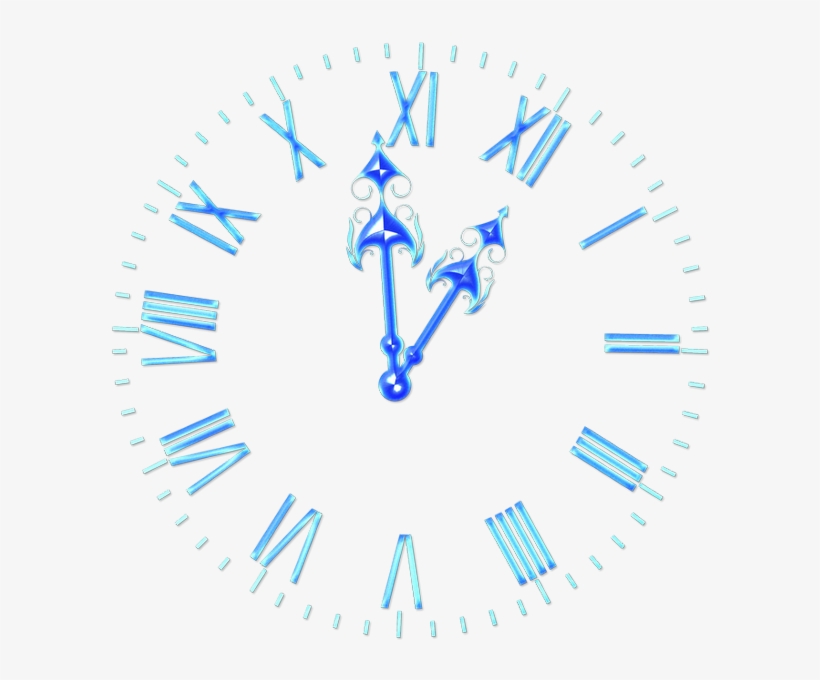 New Year Clock Png - Horloge Du Nouvel An Png, transparent png #2891704