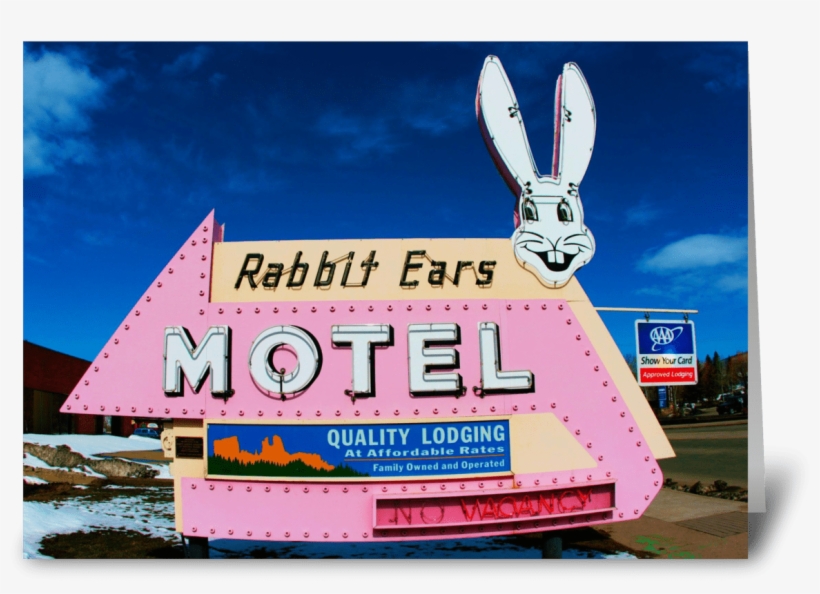 Rabbit Ears Motel Greeting Card - Antelope Jackrabbit, transparent png #2891814