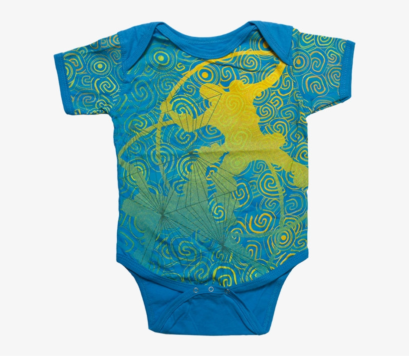 Blue Swirl Onesie 1 - Pattern, transparent png #2891941