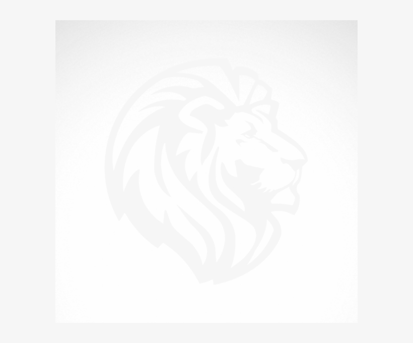 Simple Lion Head - Simple Lion Head Drawing, transparent png #2891945