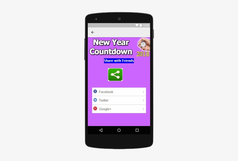 Countdown To New Year 2018 - Smartphone, transparent png #2892069