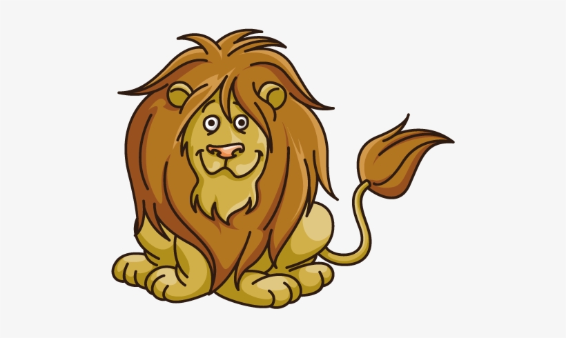 Lion Clipart Transparent Background - Cartoon Lion Transparent Background, transparent png #2892141