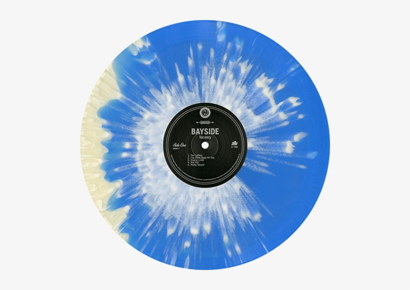 Hot Topic Exclusive Cloudy Clear / Blue Swirl With - Phonograph Record, transparent png #2892184