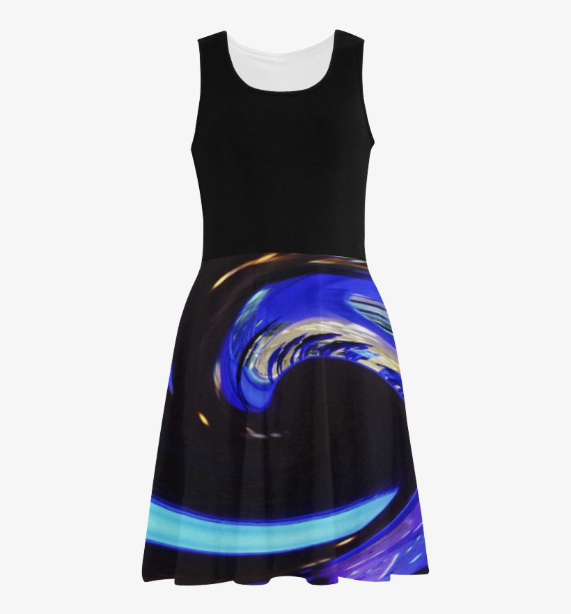 Swirling Colors, Blue, Swirl 003 Atalanta Sundress - Zazzle Wirbelnde Farben, Wirbelnde Farben Ipad Mini, transparent png #2892227