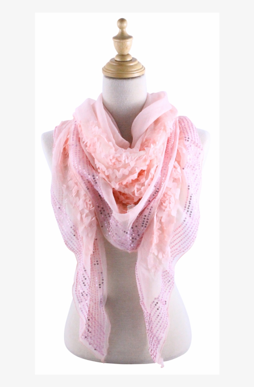 Qh 191 2 02 Pink - Scarf, transparent png #2892460