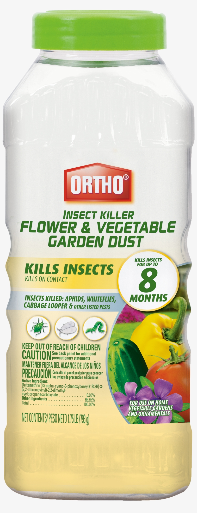 Ortho® Insect Killer Flower & Vegetable Garden Dust - Scotts Ortho, transparent png #2892755