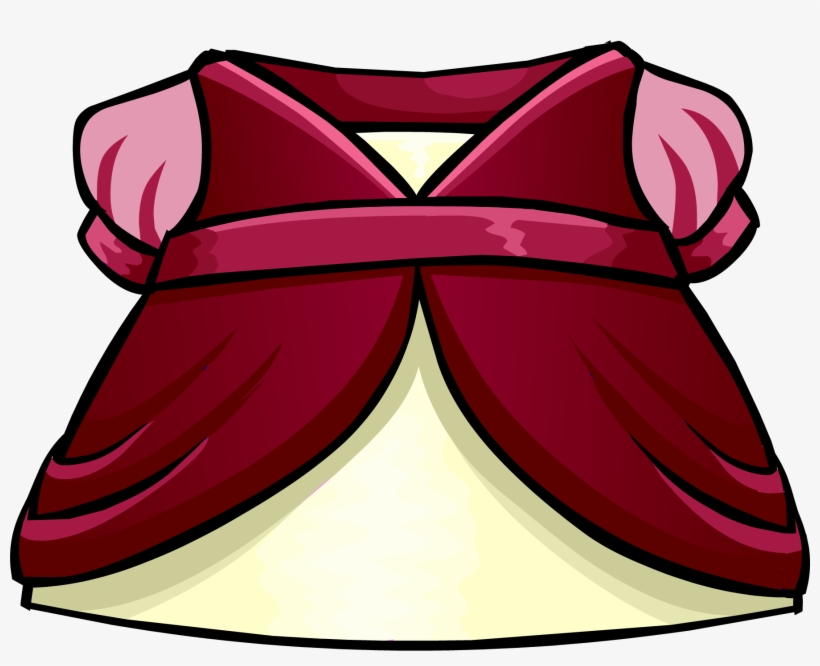 Ruby Princess Dress - Club Penguin Princess Dress, transparent png #2892896