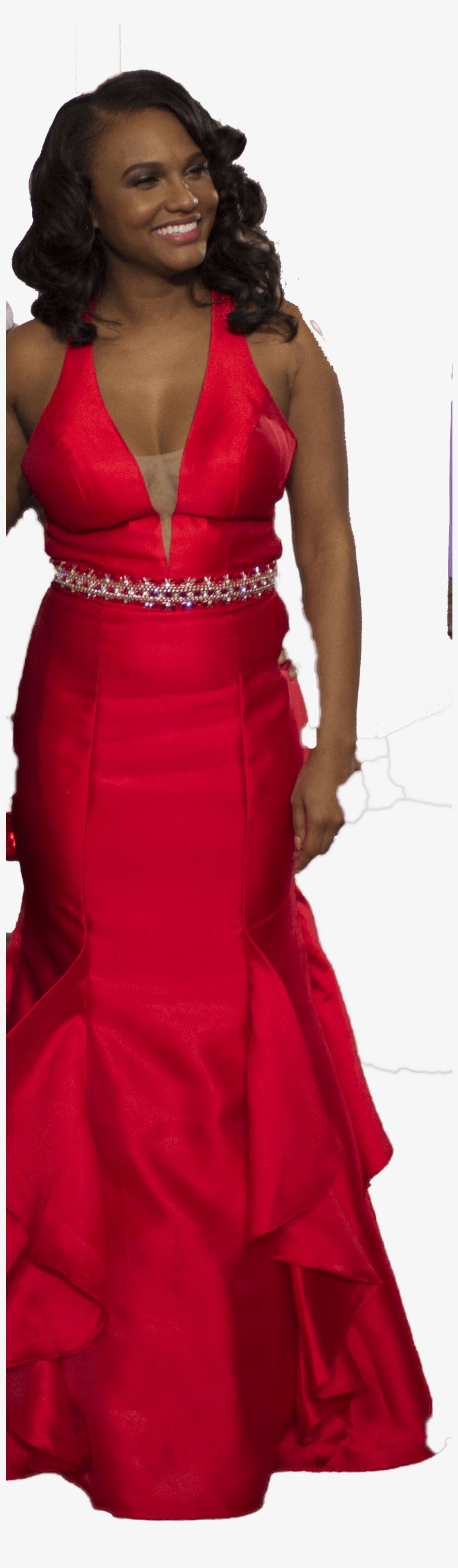 Vanessa Red Dress - Gown, transparent png #2892984