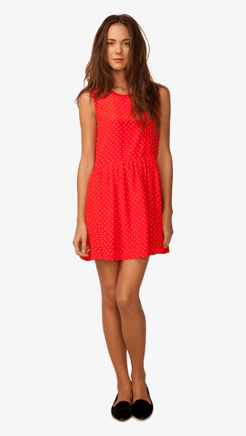 Joie Red Dress - Dress, transparent png #2893139