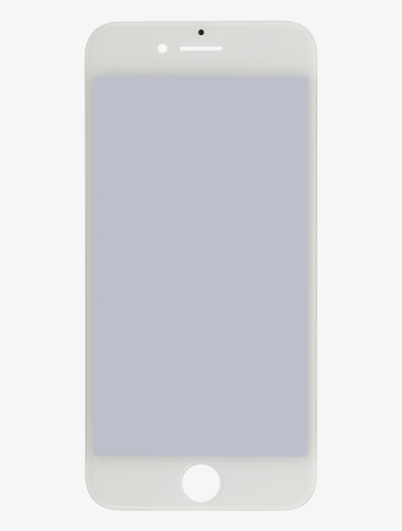 Iphone 7 White Glass Lens Screen, Frame, Oca And Polarizer - Iphone, transparent png #2893163