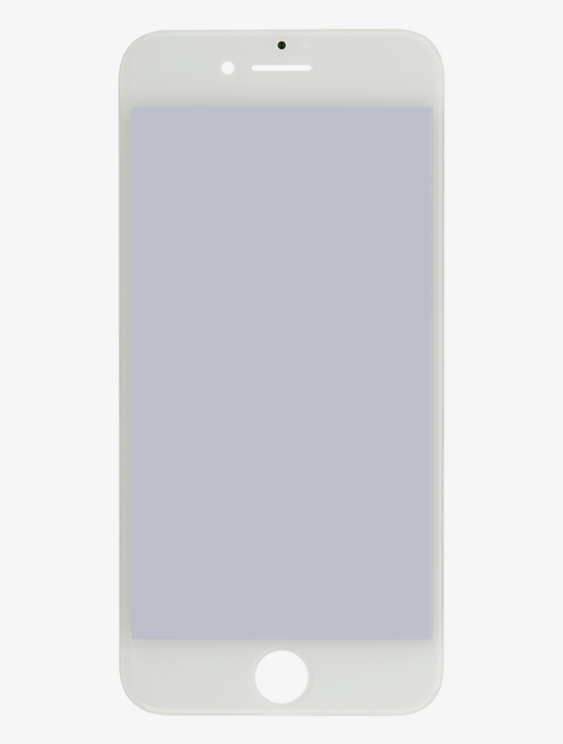Iphone 7 White Glass Lens Screen, Frame, Oca And Polarizer - Iphone, transparent png #2893163