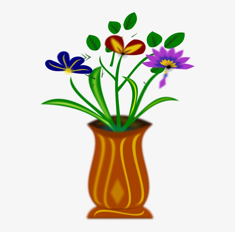 How To Set Use Flores Clipart - Jarron Animado Png, transparent png #2893698