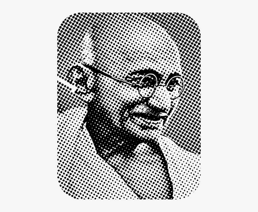 How To Set Use Gandhi Image Clipart - Mahatma Gandhi Quote About Customer, transparent png #2893870