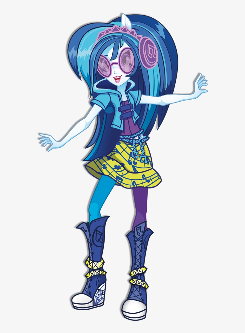 Dj Pon-3 Rainbow Rocks Character Bio Art 2 - Dj Pon 3 Rainbow Rocks, transparent png #2894152