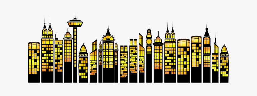 Edificios Noche Png - Buildings Clipart, transparent png #2894413