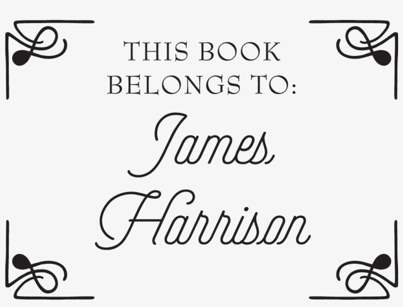 This Book Belongs To Border Stamptastic Png Border - Book Belongs, transparent png #2894435