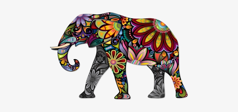 Elefante Hindú - Decorated Indian Elephants Face, transparent png #2894437