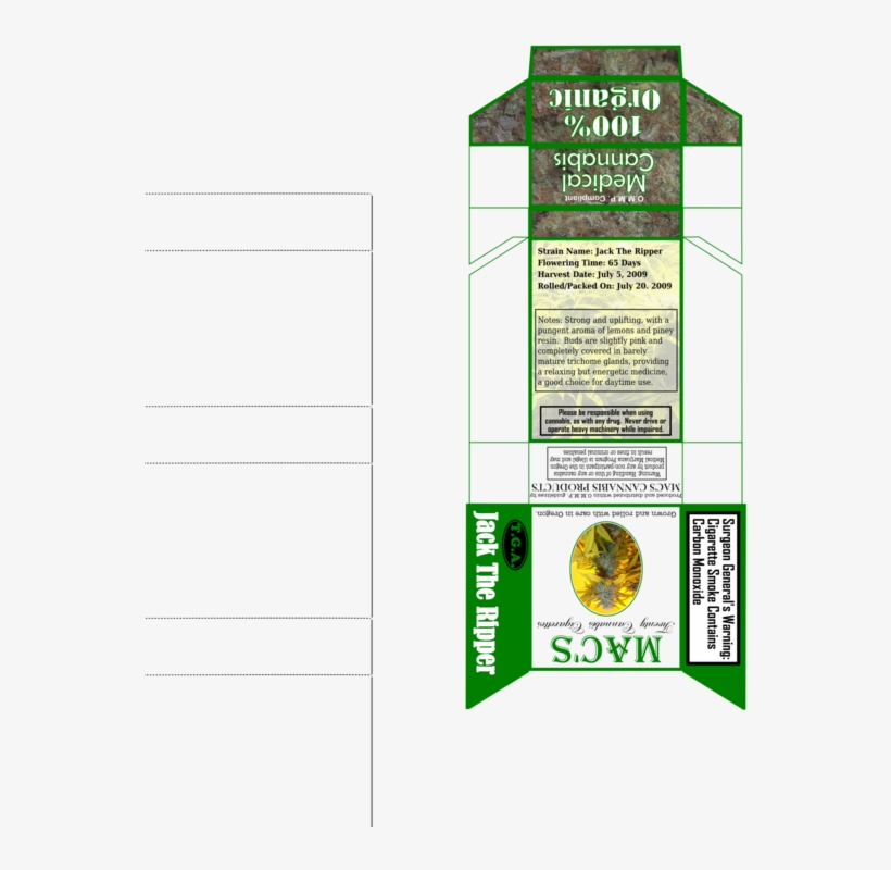 New And Improved Cigarette Pack - Cigarettes Packaging Template, transparent png #2894570