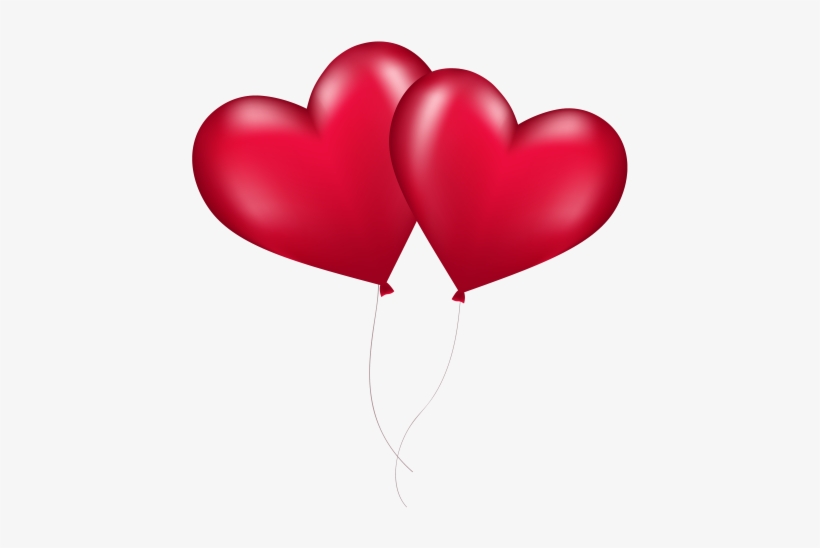 Heart Balloons Png Image - Portable Network Graphics, transparent png #2894682