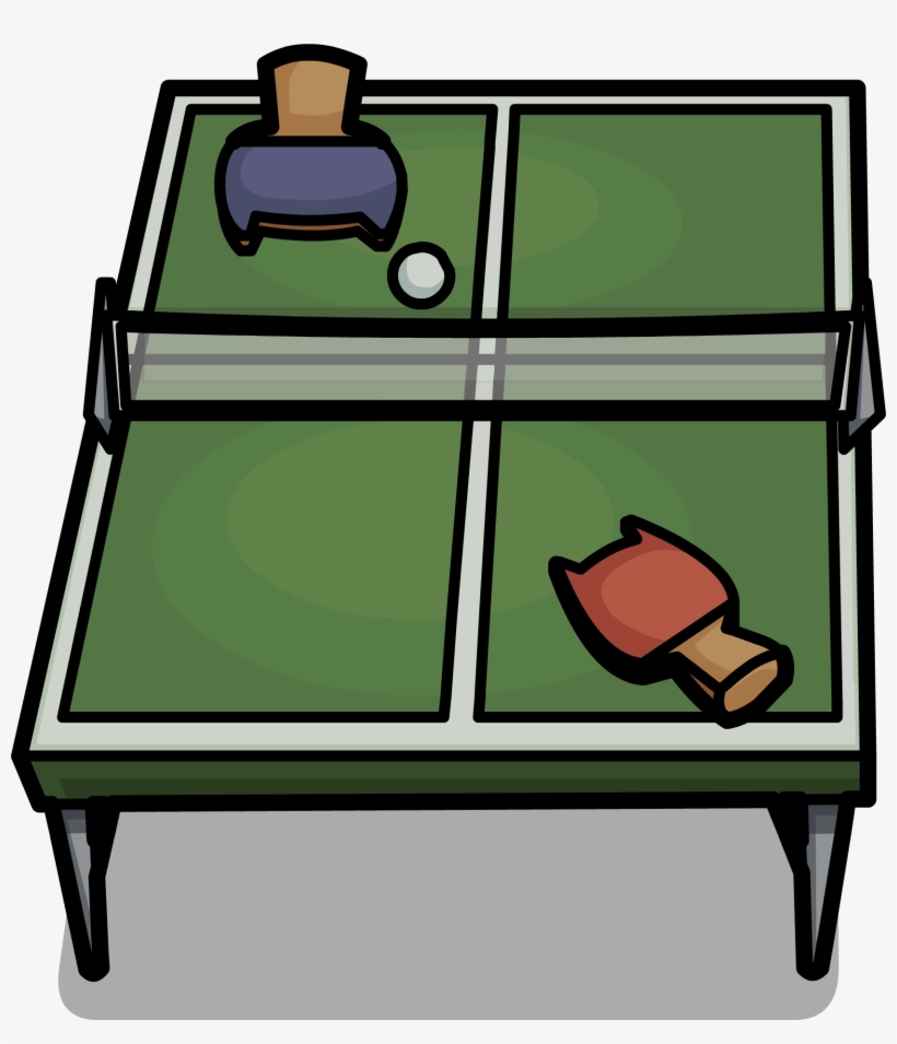 Monster Ping Pong Table Ig - Ping Pong Table Cartoon Png, transparent png #2895120