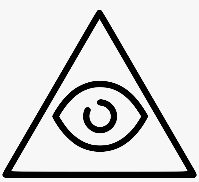 Eye Of God Symbol Of An Eye Inside A Triangle Or Pyramid - Pyramid Eye, transparent png #2895433