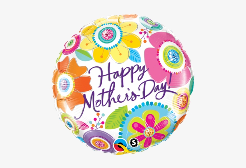 Mothers Day Balloon Bouquets - Happy Mom's Day Mylar Balloon, transparent png #2895551