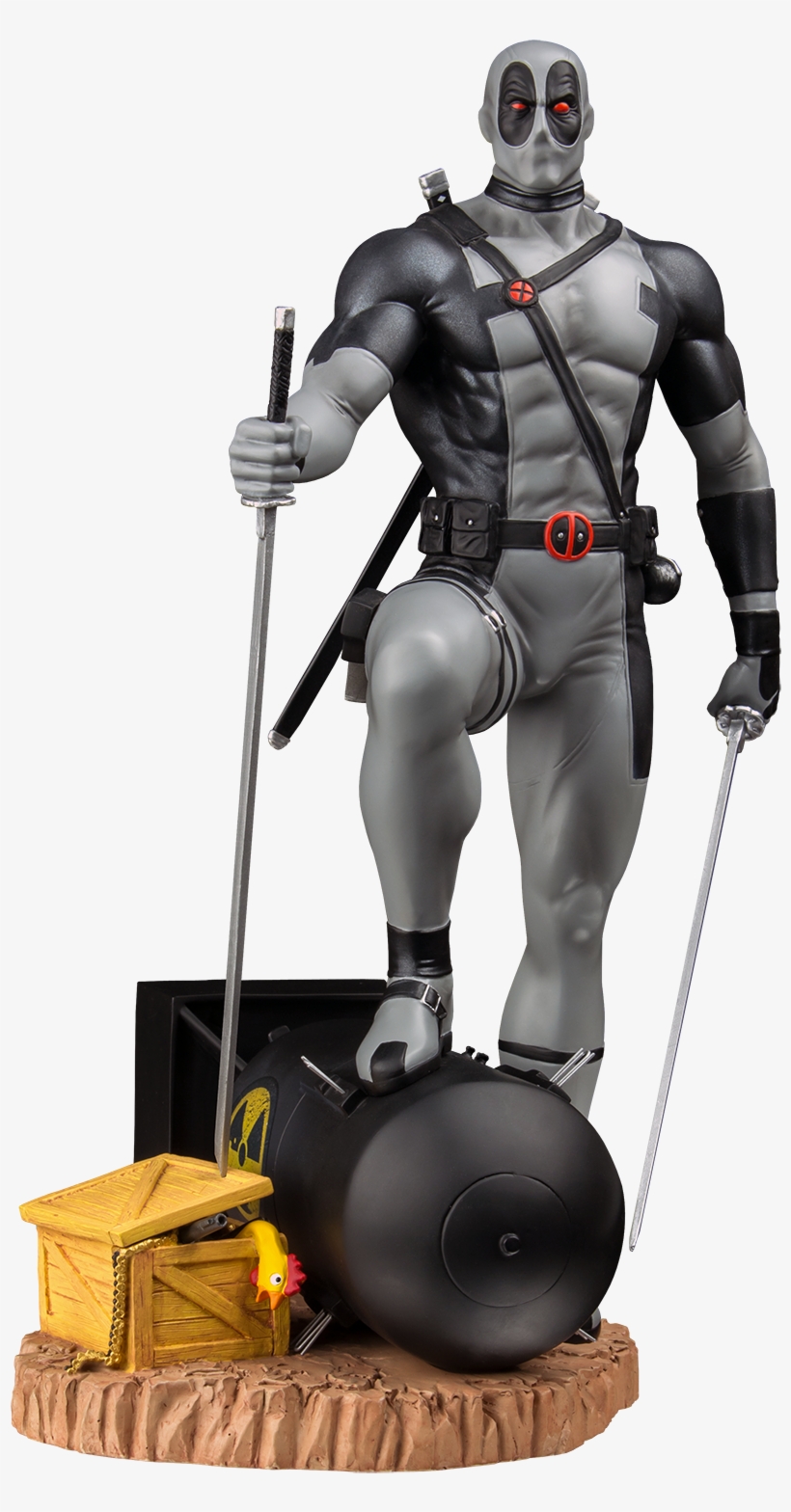 X-force Deadpool On Atom Bomb 1/6 Scale Ikon Collectibles - 1 4 Scale Deadpool Statue Sold Out Edition, transparent png #2895770