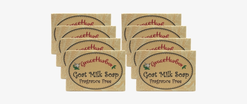 Fragrance Free Bar Soap, Set Of - Goat Milk Soap (4-four Ounce Bars) Fragrance Free, transparent png #2895838