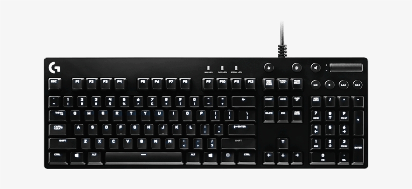 G610 Orion Blue Backlit Mechanical Gaming Keyboard, transparent png #2896173