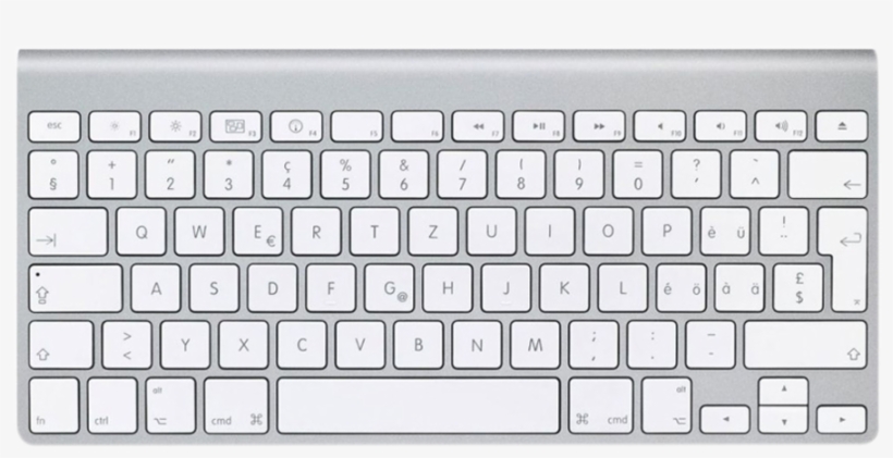 Apple Keyboard - Apple Wireless Keyboard, transparent png #2896252