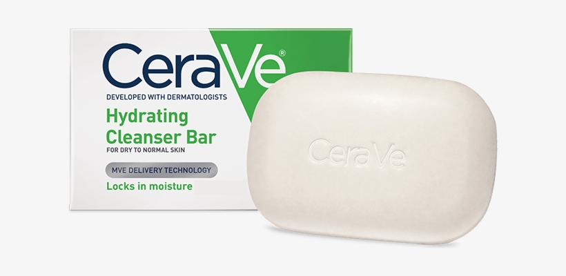 Cerave Hydrating Cleanser Bar, transparent png #2896329