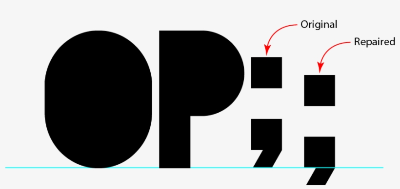 This Is The Font In Question, Called Blackout - Semicolon, transparent png #2896409