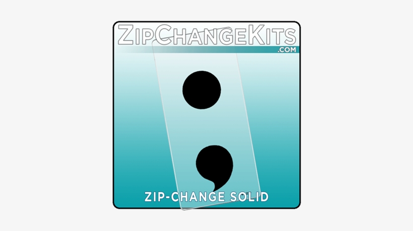 Picture Of Zip Solid 4" Semicolon - Ampersand, transparent png #2896870