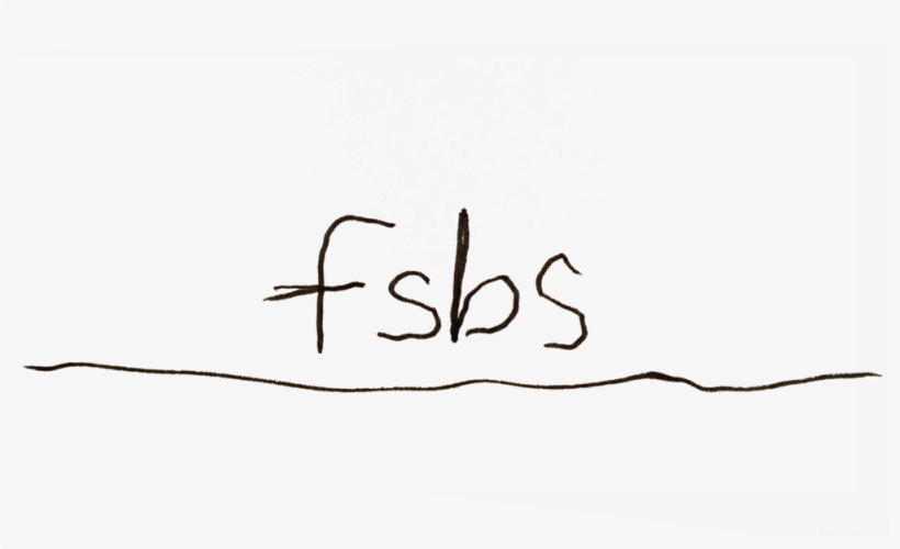 Fs Bs Scribble - Calligraphy, transparent png #2896935