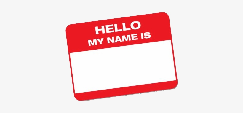 Nametag - Hello My Name Is Arya, transparent png #2897026