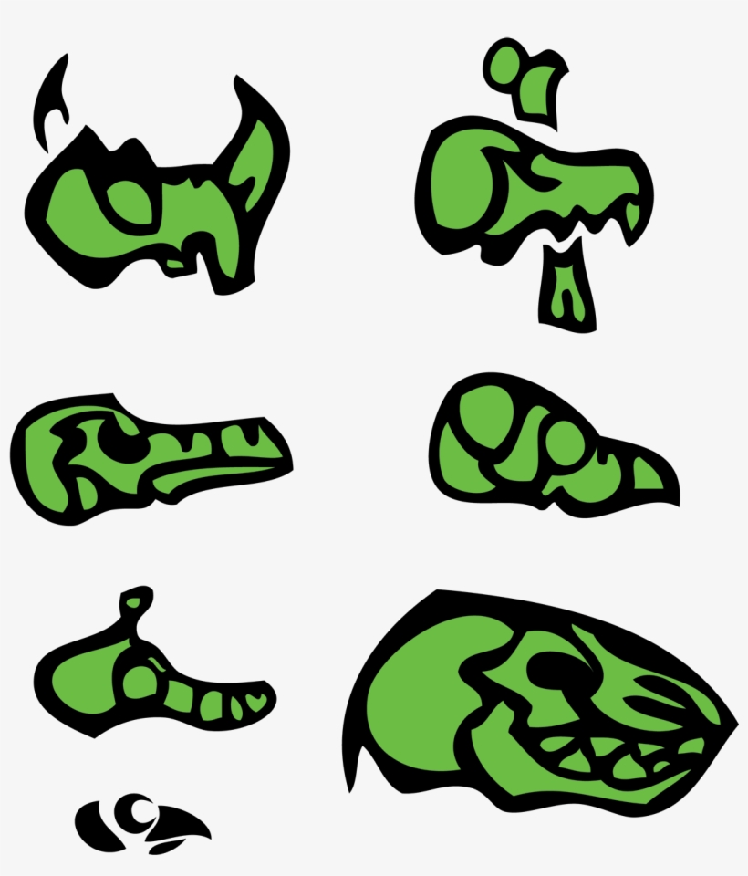 Download A Prehistoric Skulls Stencil Vector Graphic, transparent png #2897156