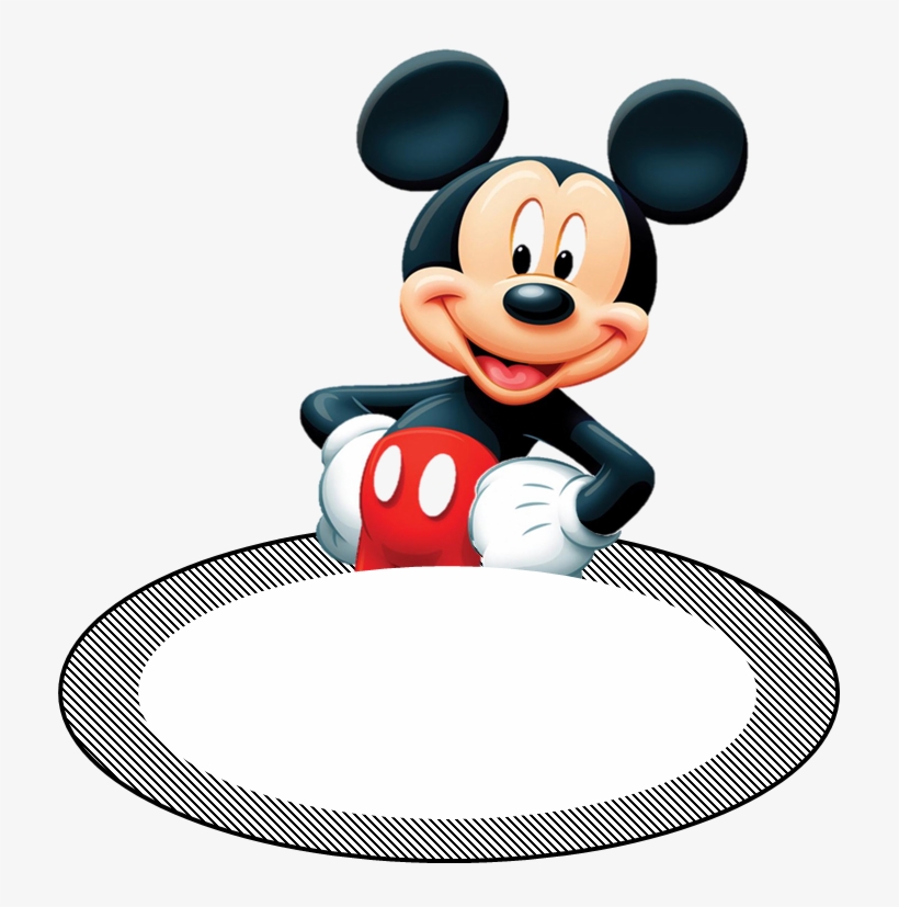 Mickey Mouse Name Tag Template, transparent png #2897239