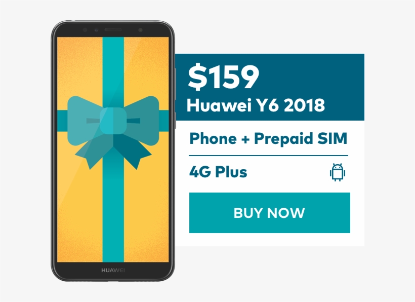 $159 Huawei Y6 2018 - Huawei Y6 (2018), transparent png #2897376